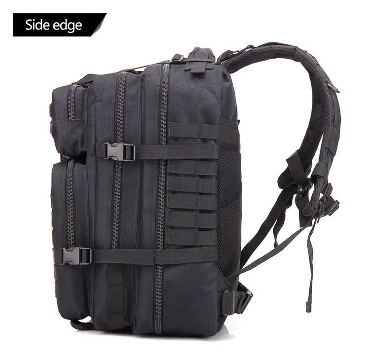 QT&QY 50L Man Tactical Backpacks Survival Traveling Bags Hking Outdoor 3P Assault Pack EDC Molle Pack For Trekking Hunting Bag - World Bazaar Life
