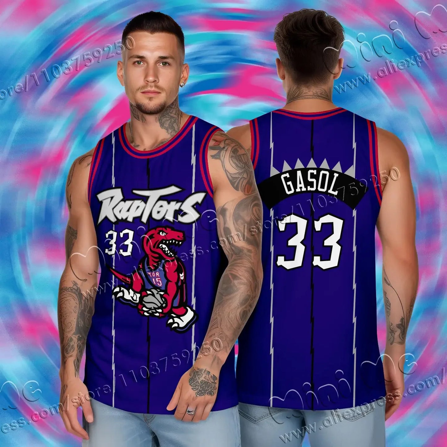 25 Year Raptors 15 Carter Special Retired Retro Shirt Boys and Girls Basketball Set Performance Set Training Set Tank Top Set - World Bazaar Life