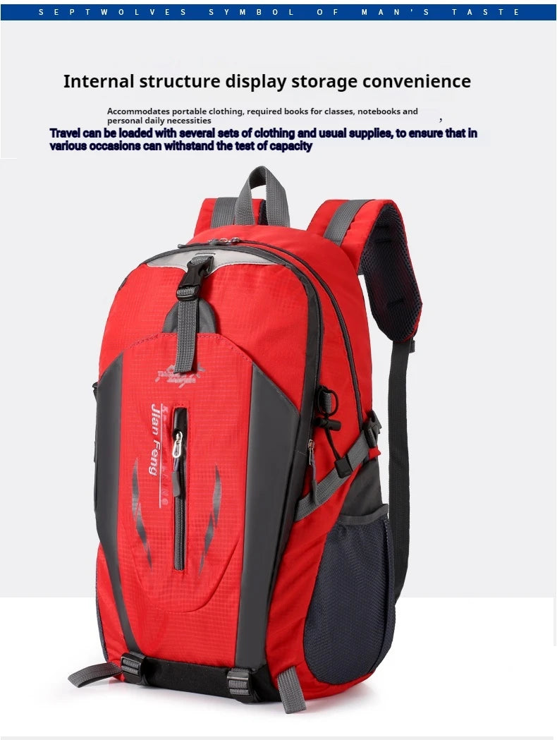 Outdoor Travel Backpack Big Capacity Fashion Travel Backpacks Men Climbing Travel Backpack Classic Sport Travel Backpacks - World Bazaar Life