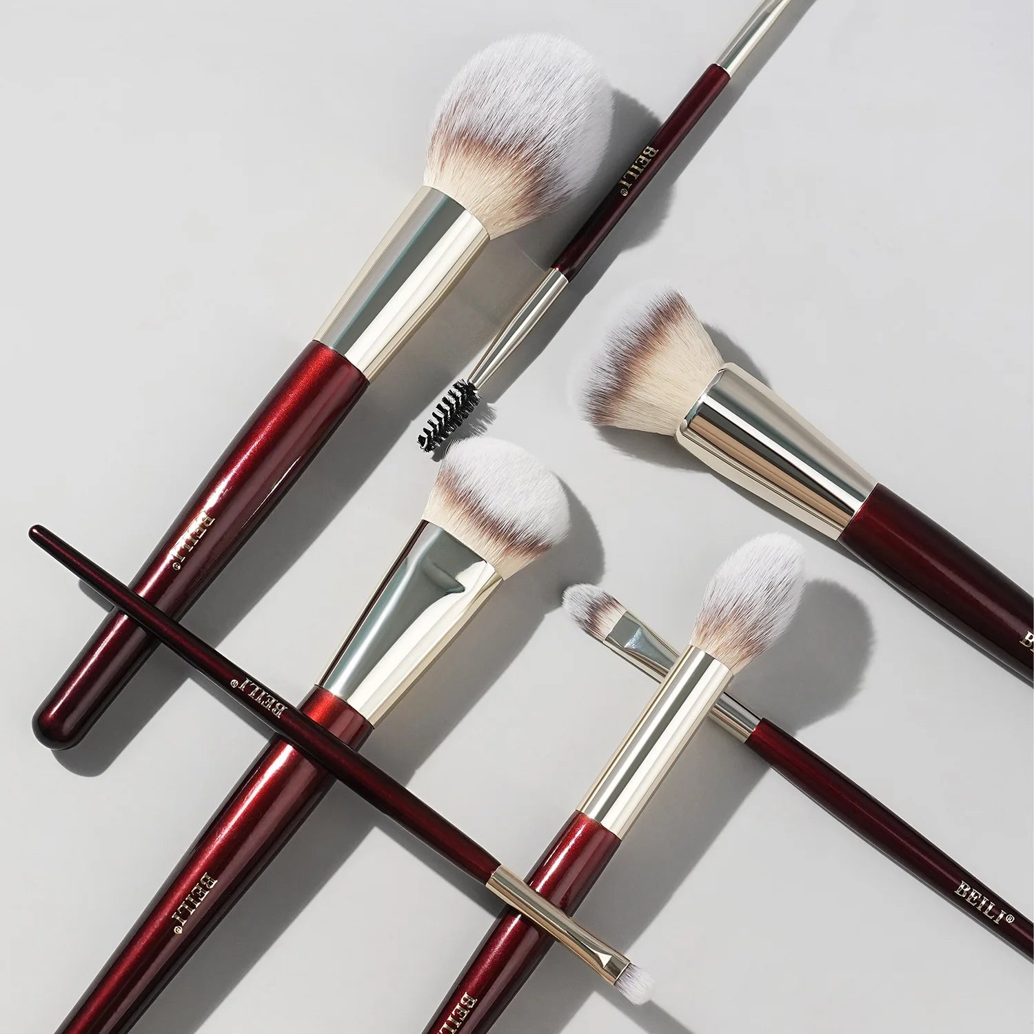 BEILI 9/15/30Pcs Pro Makeup Brushes Suitable for Foundation Powder Concealer Eyeshadow Eyebrow Eyelashes Eyeliner Brush Set-World Bazaar Life