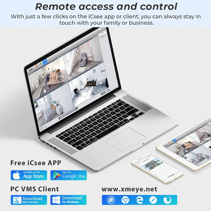 6K 12MP Outdoor Wifi Camera PTZ 8X Optical Zoom Three Lens Dual Screens Video Surveillance 8MP Dual Lens CCTV Security IP Camera-World Bazaar Life