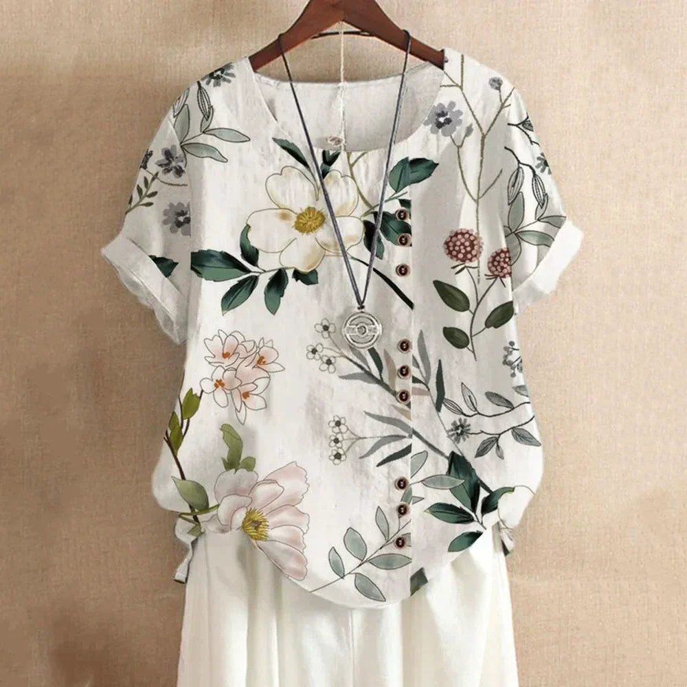 Summer Short Sleeve T-shirts Woman Camisetas Fashion Tops Tee Print Loose Tshirt Ladies Casual Blusas T Shirt Women Clothes-World Bazaar Life