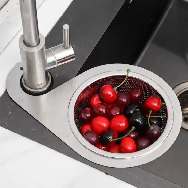 Stainless Steel Sink Strainer – Hanging Food Waste Filter Basket.