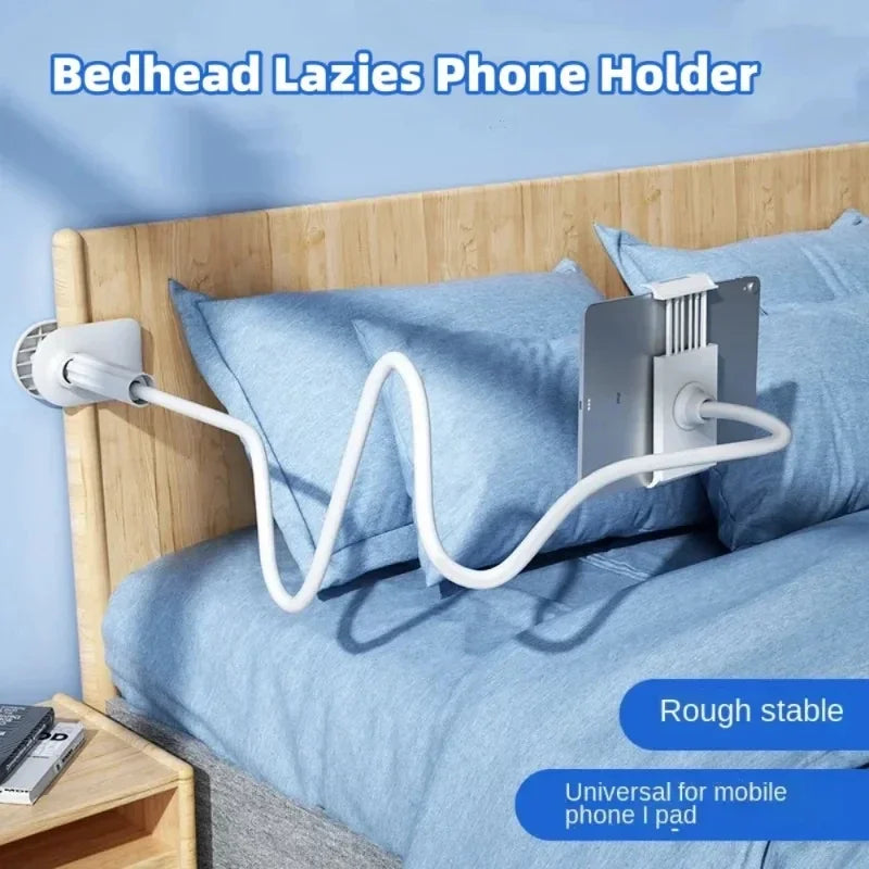 Tablet Stand for Desk Clip Rotating Lazy Flexible Gooseneck Clamp Universal Long Arm Mount for Ipad Bed Desk Mobile Phone Holder - World Bazaar Life