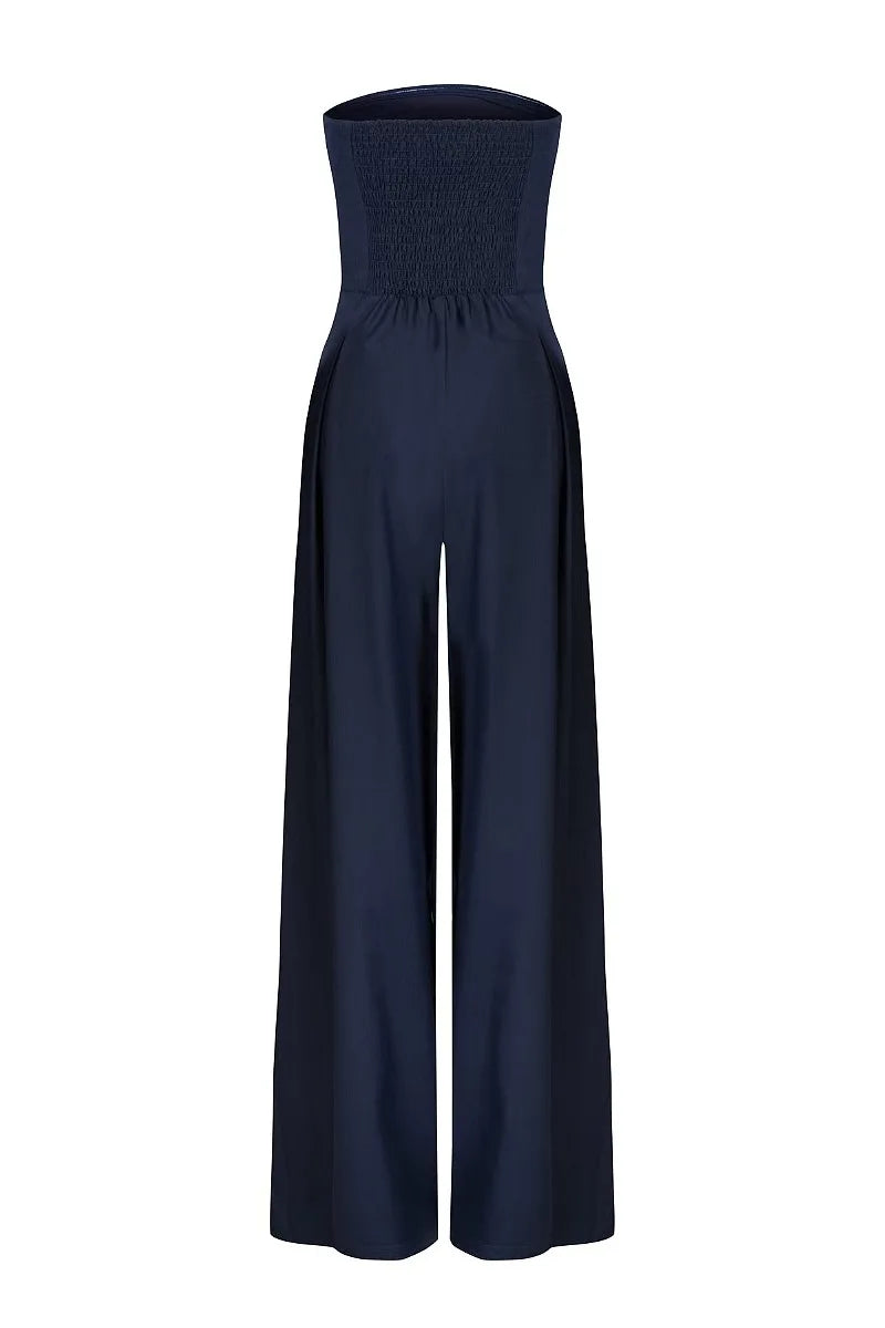 BKLD Women’s Strapless Backless Jumpsuit – Slim Fit Party Wear - World Bazaar Life