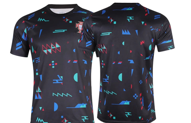 Portugal Men's Streetwear 3D Printed Quick Drying Breathable Couple Tees for Family Look Men/Women Short Sleeve T-shirt-World Bazaar Life
