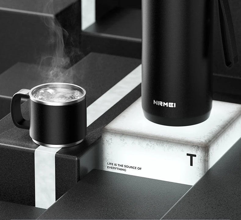 Double Wall Vacuum Flasks Stainless Steel Thermos Bottle for Tea and Coffee Large Capacity Insulated Water Bottle Thermos Cup-World Bazaar Life