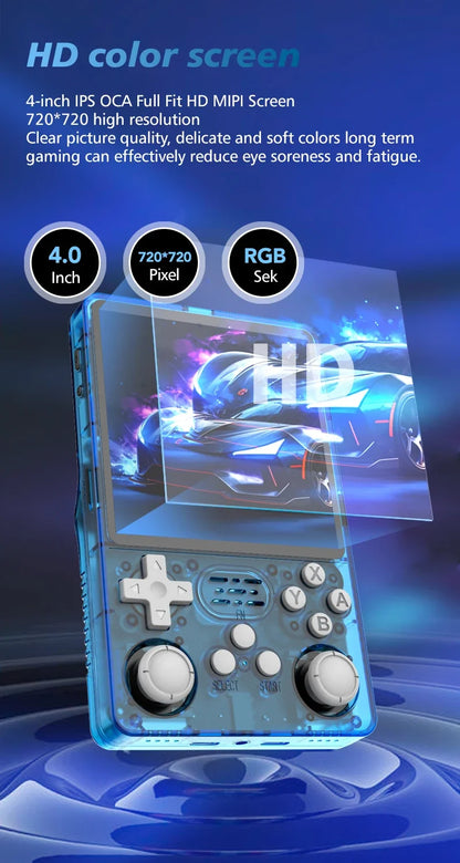 Big Screen BOYHOM R36PLUS Handheld Game Console 4.0inch 10000+ Games PK R36S Portable Pocket Video Player Kids Gift Arkos System
