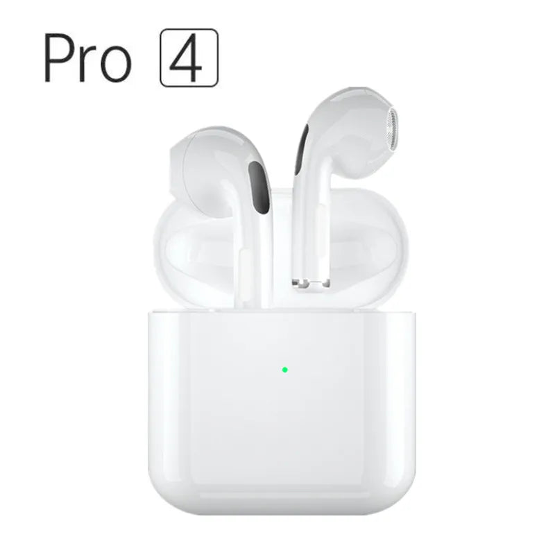 Pro 4 TWS Wireless Headphones Earphone Bluetooth-compatible 5.3 Waterproof Headset with Mic for Xiaomi iPhone Pro4 Earbuds - World Bazaar Life