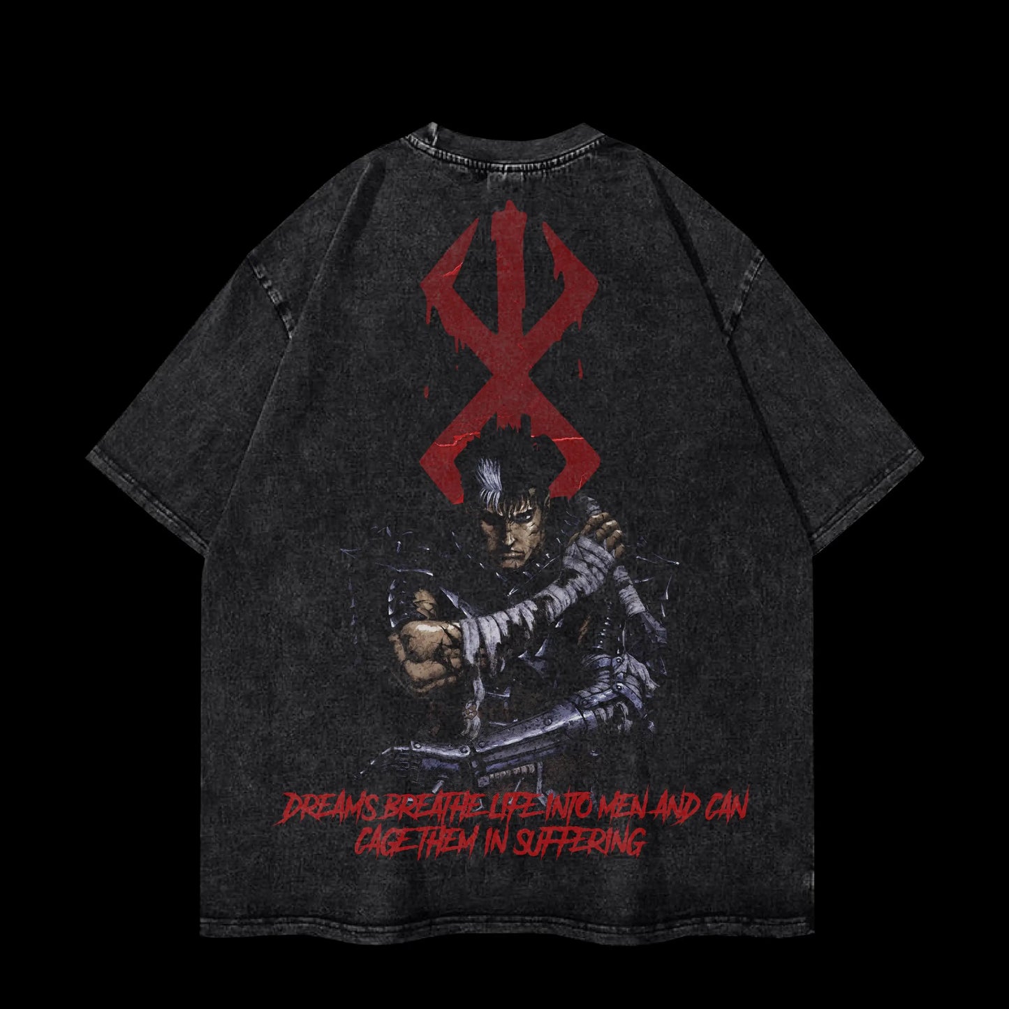 Anime Berserk T-shirts for Men New in Tops and T-shirts Cotton Men's Clothing Y2k Oversized GYM Graphic Sexmachine Vintage T-shi-World Bazaar Life
