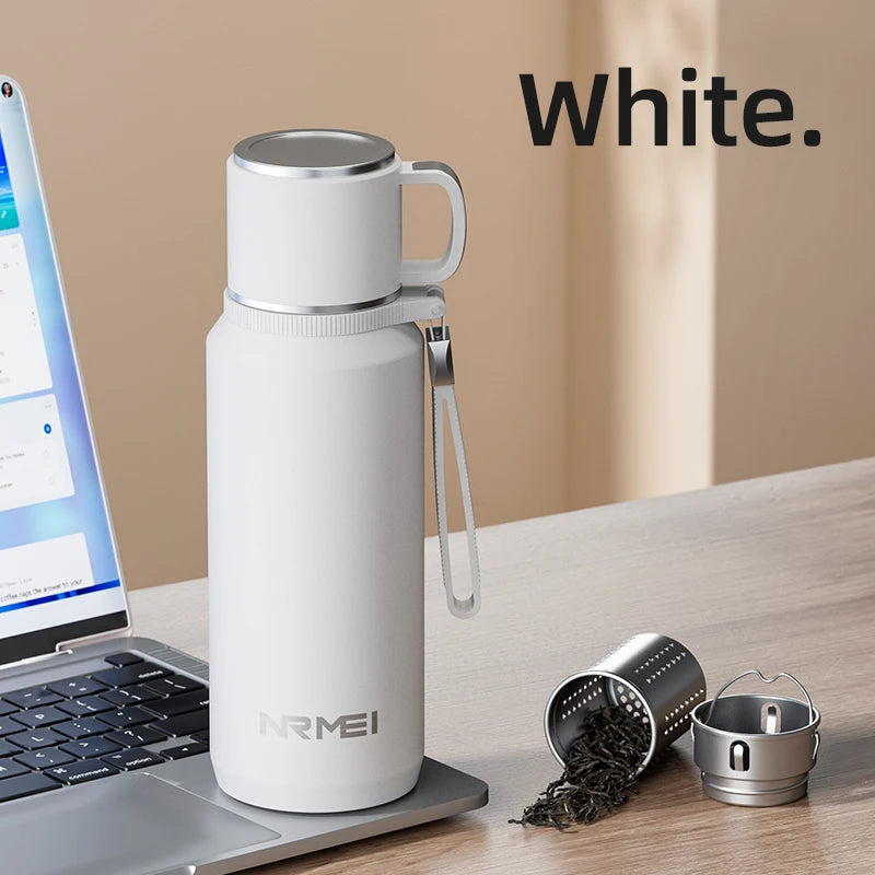 Double Wall Vacuum Flasks Stainless Steel Thermos Bottle for Tea and Coffee Large Capacity Insulated Water Bottle Thermos Cup-World Bazaar Life