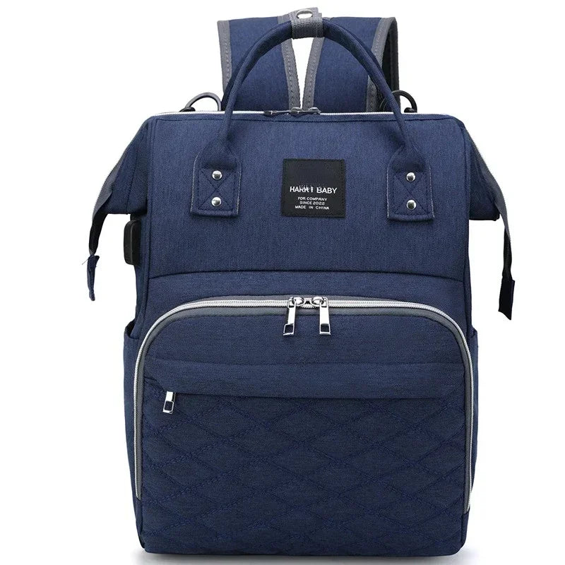 Mommy Diaper Bags Baby Stroller Hanging Bag Mother Large Capacity Nappy Backpacks with Changing Mat Convenient Baby Nursing Bags-World Bazaar Life