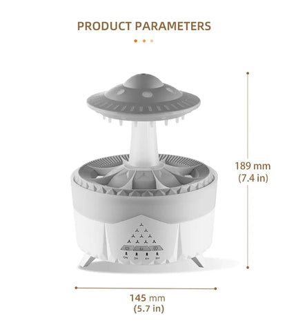 Aierwill Ultrasonic Oil Diffuser & Humidifier with Remote Control.