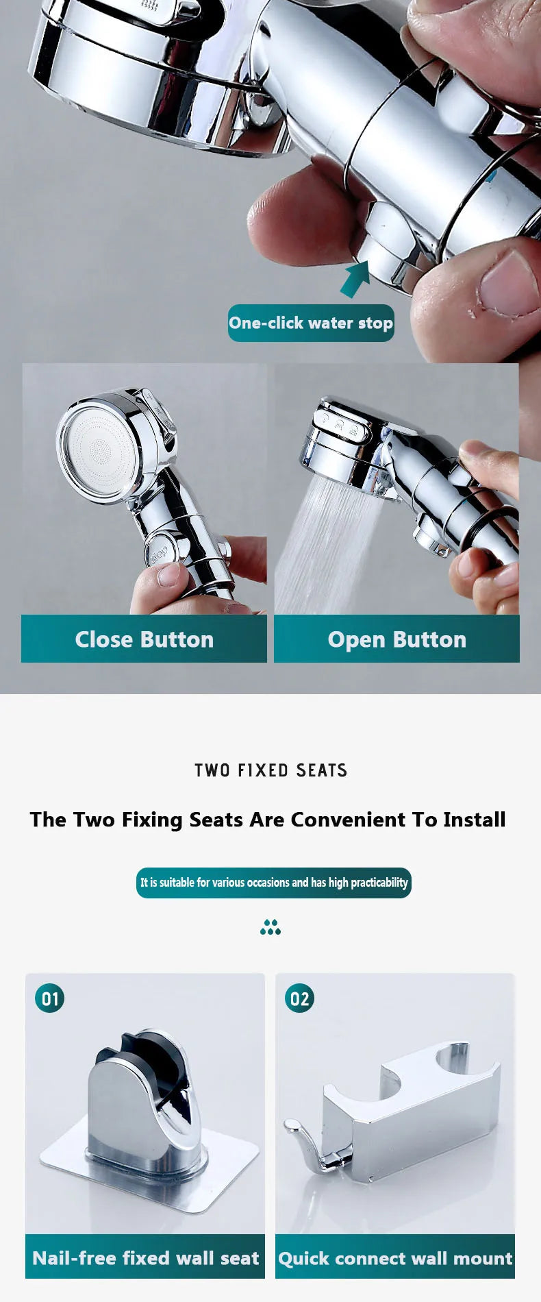 Universal Faucet Bubbler Anti-Splash Extender for Washbasin - World Bazaar Life
