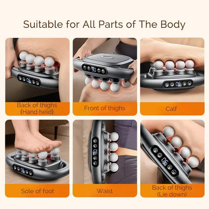 High-Power 16 Head Percussion Massage Gun - 48kg Deep Tissue Relief for Athletes & Fitness Enthusiasts Body Massager