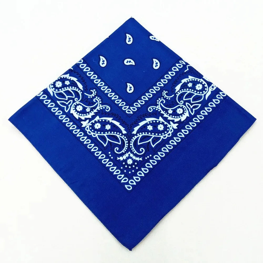 Unisex Men Women Bandana Hairband Cowboy Mens Biker Sports Headwear Wrist Hairwrap Single Sided Head Wrap Scarf Paisley - World Bazaar Life