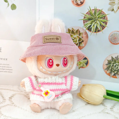 Only Labbubu Clothes Labubu Doll Accessories Kawaii Jewelry Cute Doll Ornament Christmas Gift Creative Labubu Keyring Kids Toys