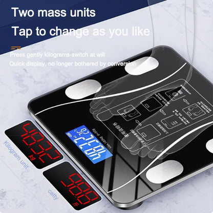High-precision weight scale for weight loss can be connected to mobile phone intelligent and accurate Bluetooth body fat scale