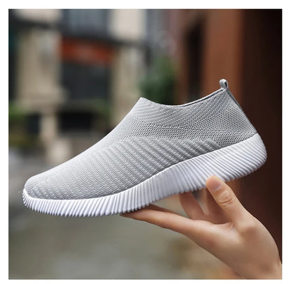 Kadın Vulkanize Ayakkabılar Yüksek Kaliteli Kadın Spor Ayakkabıları Slip On Flats Ayakkabılar Kadın Loafer'lar Büyük Beden 43 Yürüyüş Düz