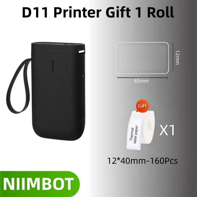 Quality product NIIMBOT D11 Thermal Label Maker Machine Portable , No Ink Wireless Technology for Office Home
