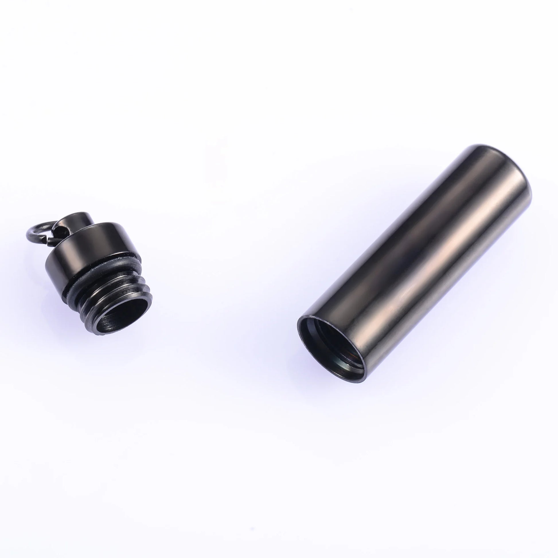 Keepsake Stainless Steel Cylinder Urn Pendant for Pet Ashes Necklace Chain Choker Charms Funeral Cremation Jewelry Accessories - World Bazaar Life