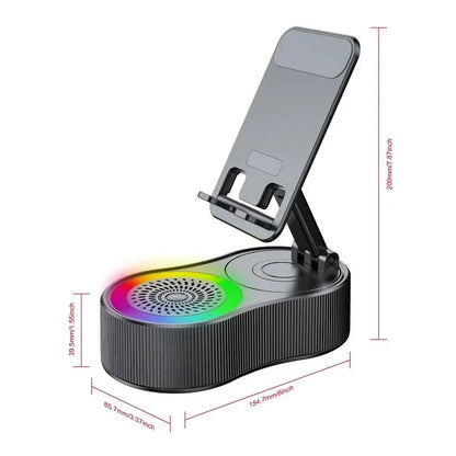 LED Light Bluetooth Phone & Tablet Stand-World Bazaar Life