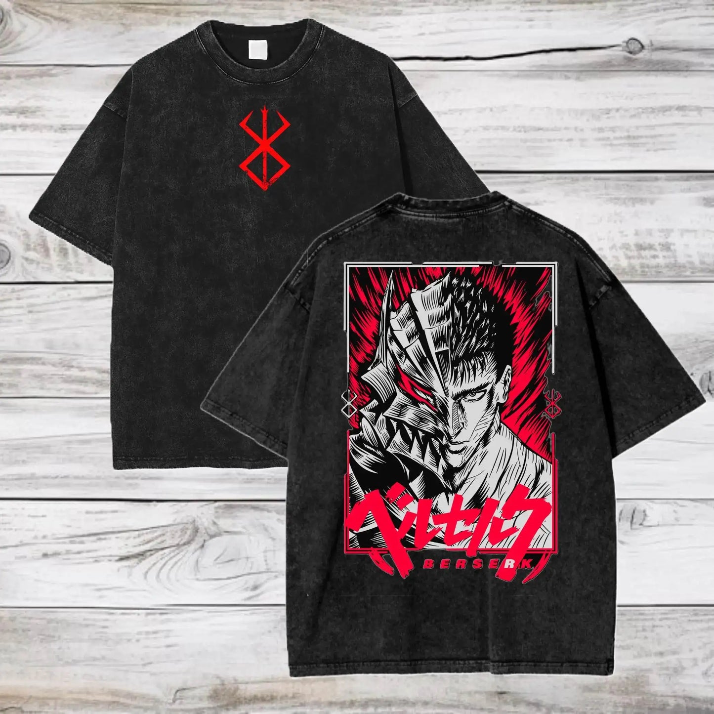 Anime Berserk T-shirts for Men New in Tops and T-shirts Cotton Men's Clothing Y2k Oversized GYM Graphic Sexmachine Vintage T-shi-World Bazaar Life