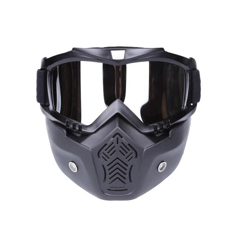 Bicycle helmet Full Face Anti-fog Mask Helmet Airsoft Full Head Gear Paintball Mask with Mouth Filter Safety Goggle Hunting Gear