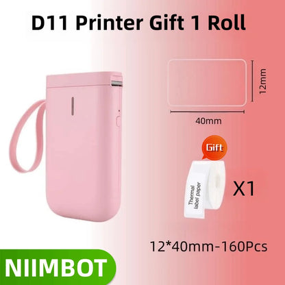 Quality product NIIMBOT D11 Thermal Label Maker Machine Portable , No Ink Wireless Technology for Office Home