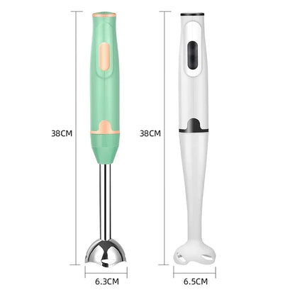 Immersion Hand Stick Blender Electric Food Vegetable Grinder Handheld Stick Mixer for Smoothies Sauces Baby Food Soups-World Bazaar Life