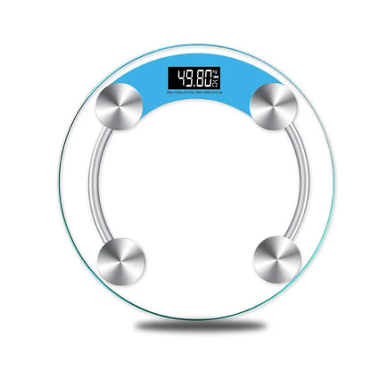 Round Transparent Digital Scale Body Weight Scale Floor Electronic Scales LCD Scales Body Weighing Scale For Bathroom-World Bazaar Life