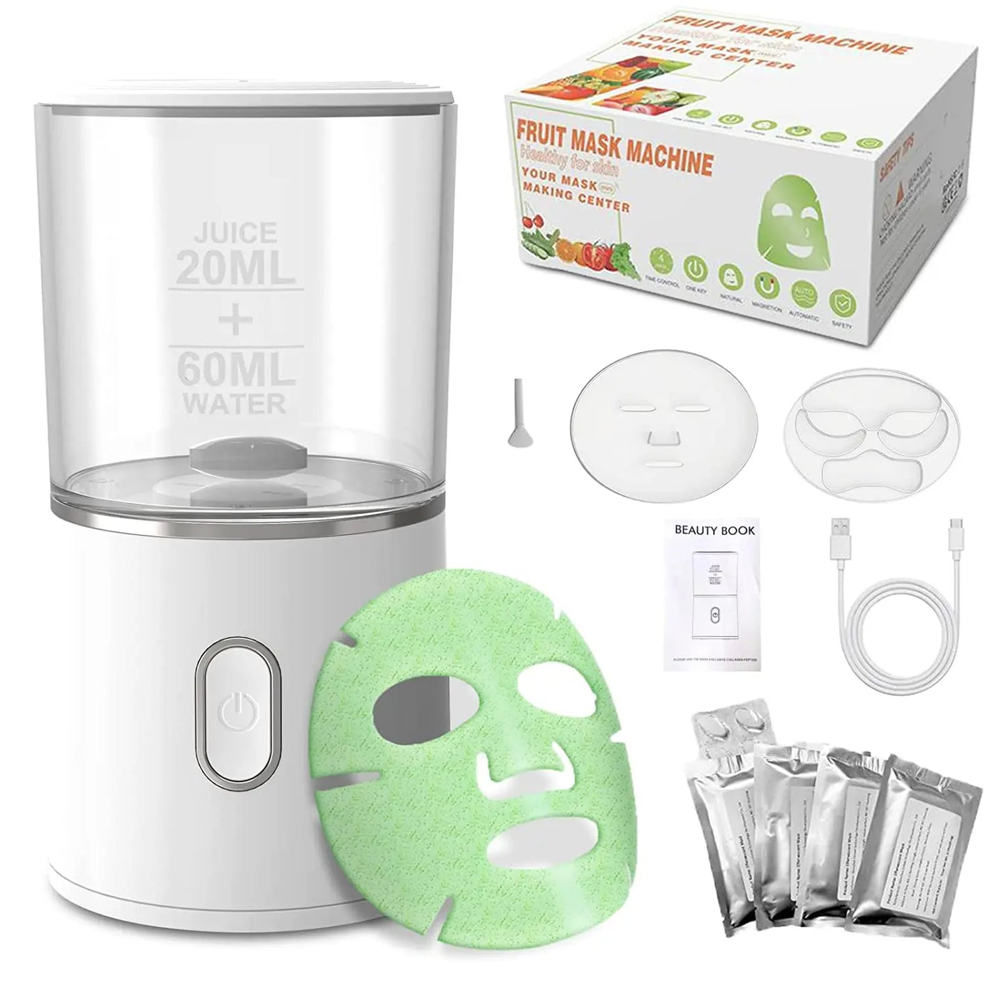 DIY Face Mask Maker Machine – Natural Fruit & Collagen Facial Spa Device