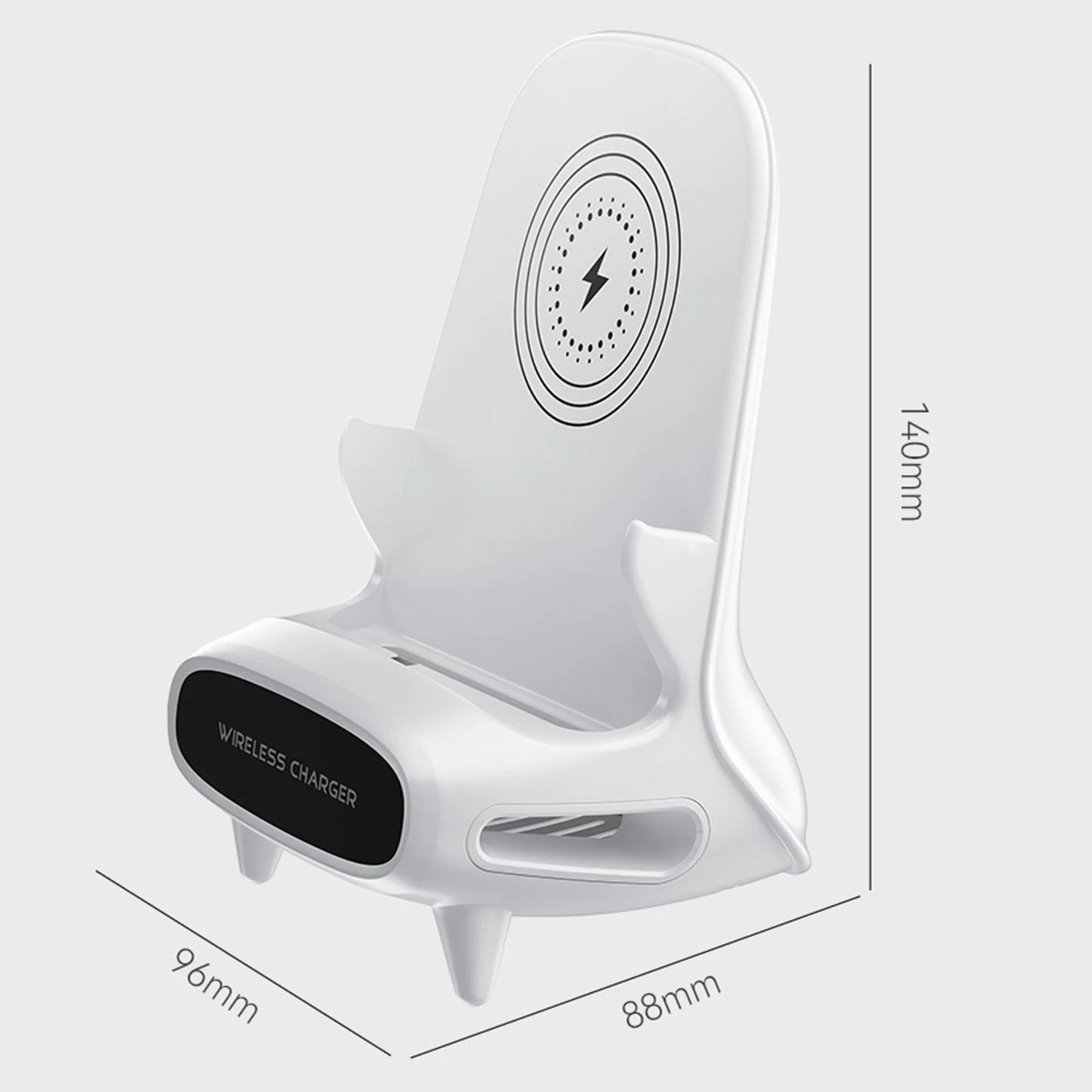 Mobile Phone Holder Mount Wireless Charger Desktop Charger Stand Induction Fast Charge for iPhone Phone Holder