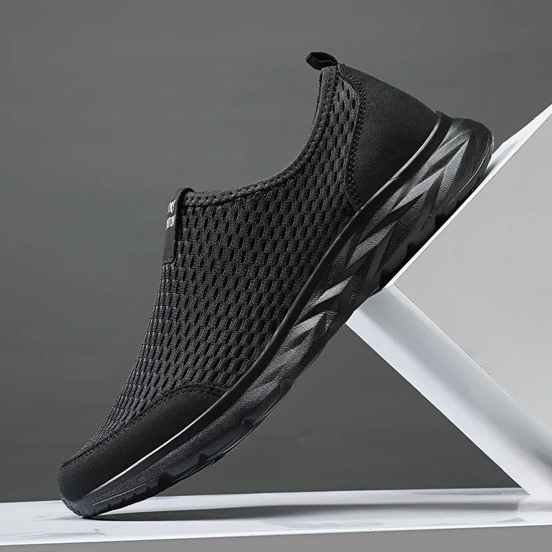 YRZL Men's Breathable Mesh Sneakers - Lightweight & Non-Slip