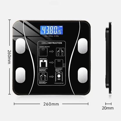 LED Smart Body Fat Scale – Wireless Digital Analyzer & Accurate Measure