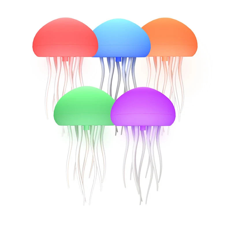 Jellyfish RGB Lamp - Voice Control, Rechargeable & Touch Sensor - World Bazaar Life