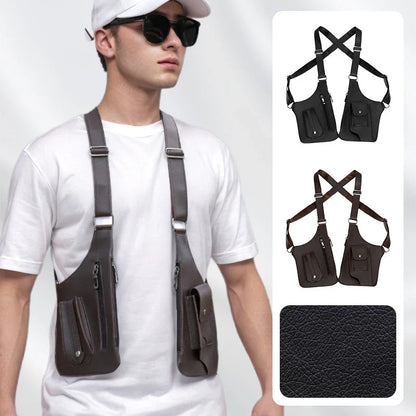 Medieval Leather Holster Bag Viking Cosplay Phone Pouch Men