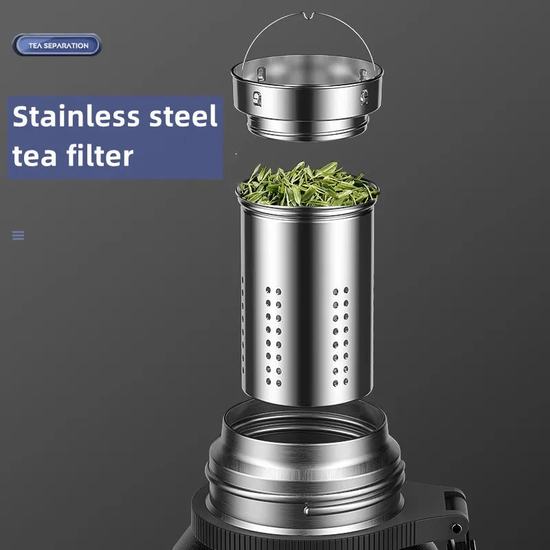 Double Wall Vacuum Flasks Stainless Steel Thermos Bottle for Tea and Coffee Large Capacity Insulated Water Bottle Thermos Cup-World Bazaar Life
