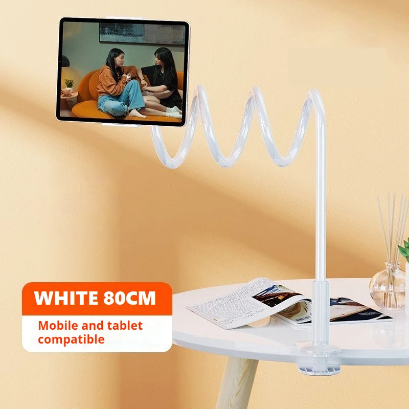 Tablet Stand for Desk Clip Rotating Lazy Flexible Gooseneck Clamp Universal Long Arm Mount for Ipad Bed Desk Mobile Phone Holder - World Bazaar Life