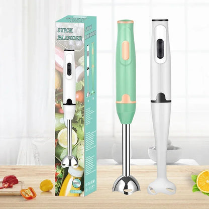 Immersion Hand Stick Blender Electric Food Vegetable Grinder Handheld Stick Mixer for Smoothies Sauces Baby Food Soups-World Bazaar Life