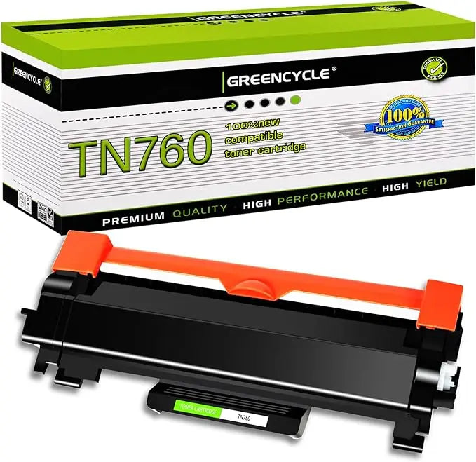 Greencycle TN760 TN730 Toner Cartridge Compatible for Brother TN-760 TN-730 with CHIP Use with DCP-L2550DW HL-L2350DW  Printer - World Bazaar Life