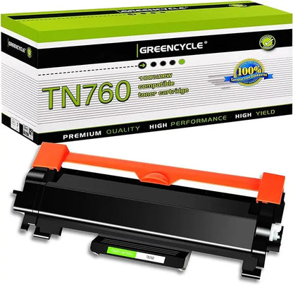 Greencycle TN760 TN730 Toner Cartridge Compatible for Brother TN-760 TN-730 with CHIP Use with DCP-L2550DW HL-L2350DW  Printer - World Bazaar Life