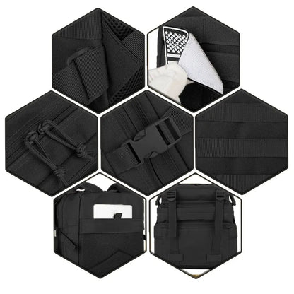 QT&QY 50L Man Tactical Backpacks Survival Traveling Bags Hking Outdoor 3P Assault Pack EDC Molle Pack For Trekking Hunting Bag - World Bazaar Life