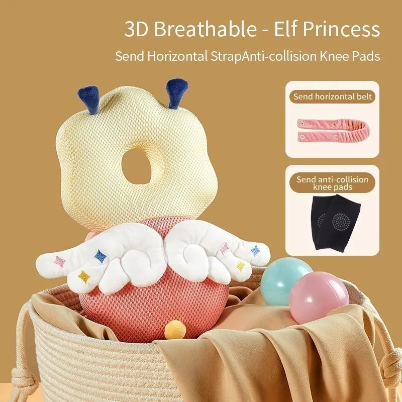 AIBEDILA Newborn Baby Things Mother Kids Items for Babies 1-3T Toddler Baby Head Protector Cartoon Security Baby Pillows AB268 - World Bazaar Life
