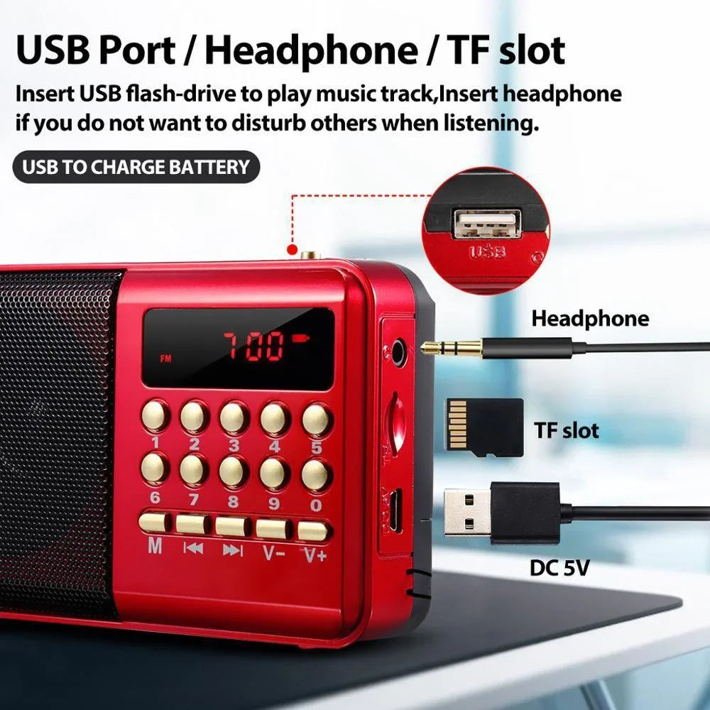 Outdoor Emergency Radio – Hand Crank, Solar, Light & Power Bank