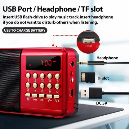 Outdoor Emergency Radio – Hand Crank, Solar, Light & Power Bank