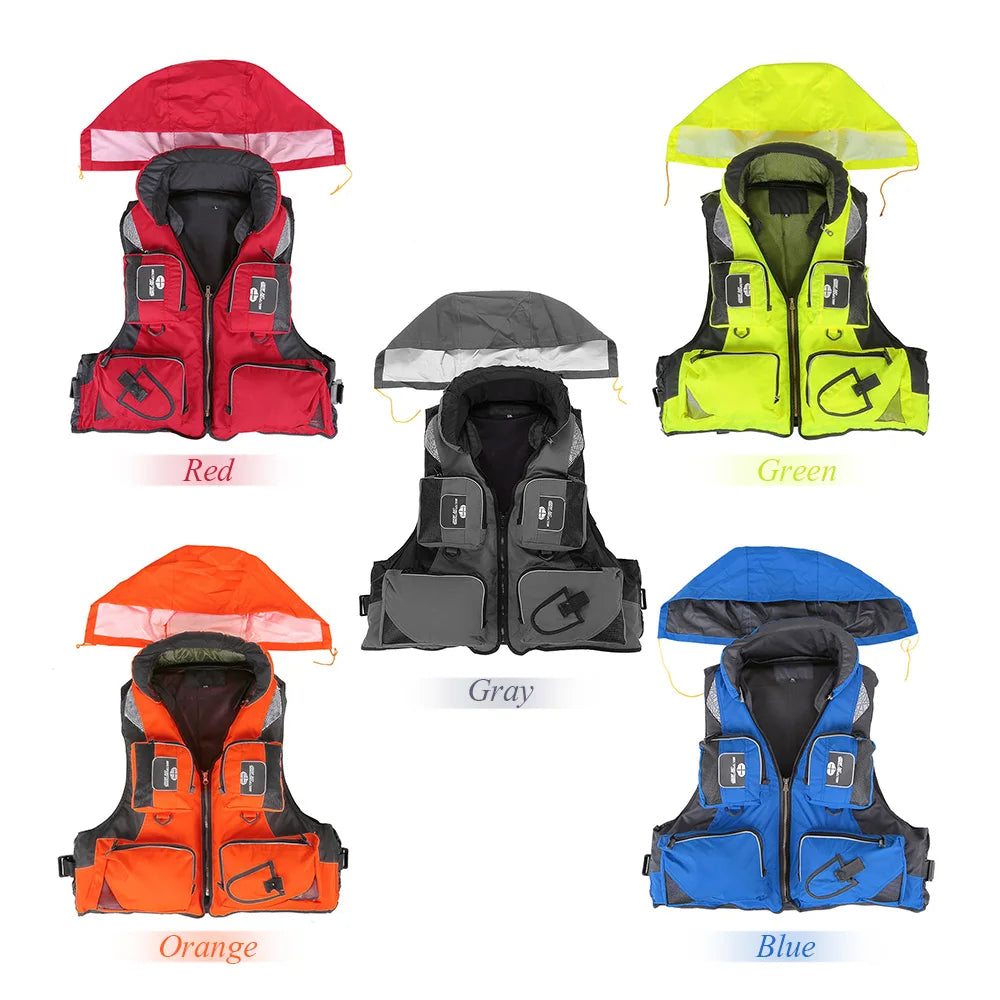 FX Adult Life Jacket – Fishing, Boating, Swimming Safety Vest