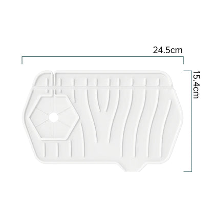 Silicone Drain Pad Countertop Protector Faucet Splash Guard Tray - World Bazaar Life