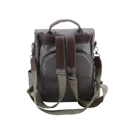 New Women's Multifunction Backpack Casual Solid Color School Bag For Girls Fashion Detachable Strap Travel Shoulder Bag - World Bazaar Life