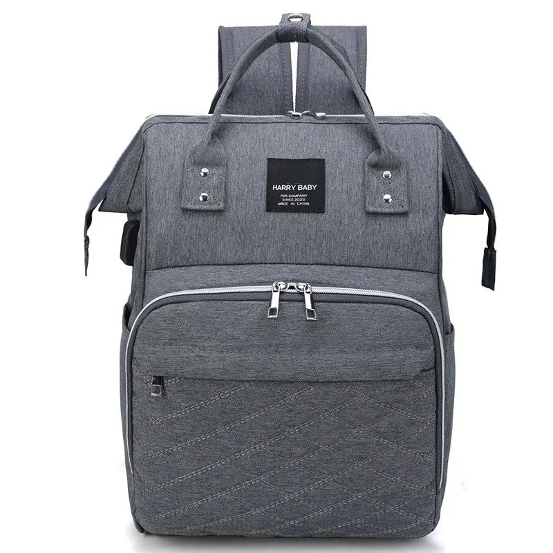 Mommy Diaper Bags Baby Stroller Hanging Bag Mother Large Capacity Nappy Backpacks with Changing Mat Convenient Baby Nursing Bags-World Bazaar Life